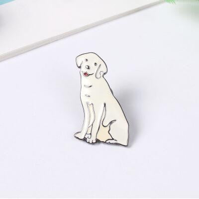 Jisensp 2017 New Fashion Animal Pet Brooch Pins Metal Enamel Pin Brooch - Shopy Max