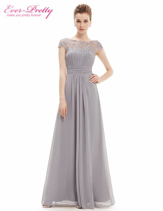 Evening Dresses Long Ever Pretty HE09993 Lacey Open Back Elegant Maxi - Shopy Max