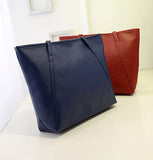 Fashion new handbags High quality PU leather Women bag Candy color sweet girl shoulder bag - Shopy Max
