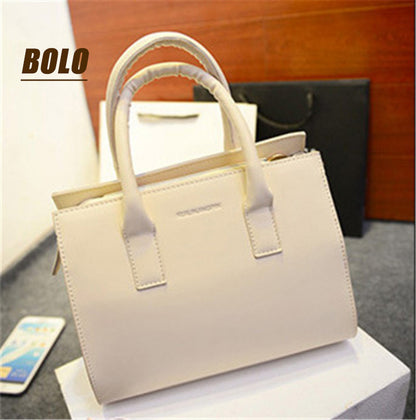 Handbags PU leather women messenger bags women's pouch bolsas 4 candy color fashion bag