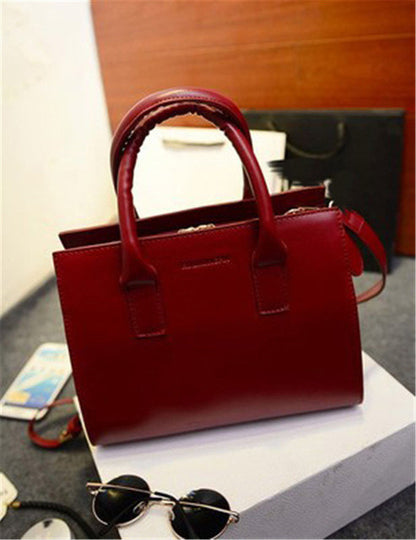 Handbags PU leather women messenger bags women's pouch bolsas 4 candy color fashion bag
