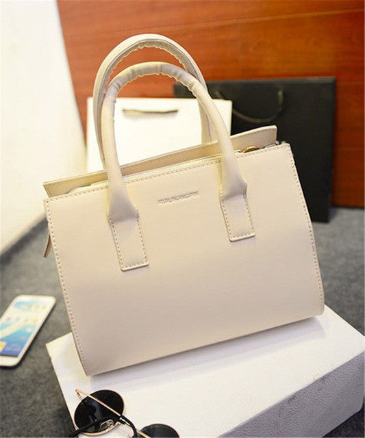 Handbags PU leather women messenger bags women's pouch bolsas 4 candy color fashion bag