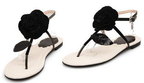CooLcept free shipping genuine leather quality flat sandals women fashion platform