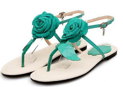 CooLcept free shipping genuine leather quality flat sandals women fashion platform