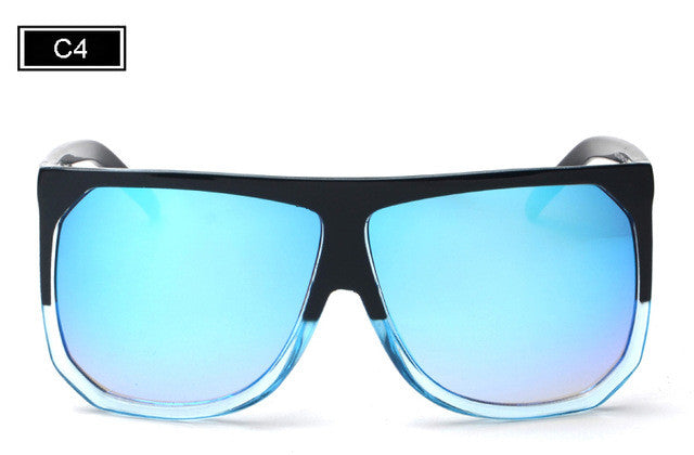 ROYAL GIRL Fashion Woman Sunglasses Men Brand Designer Mirror Oversized Sunglasses Male Sun Glasses ss759 - Shopy Max