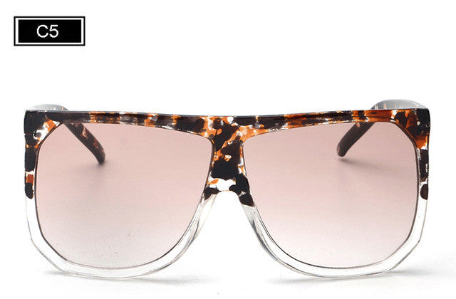 ROYAL GIRL Fashion Woman Sunglasses Men Brand Designer Mirror Oversized Sunglasses Male Sun Glasses ss759 - Shopy Max