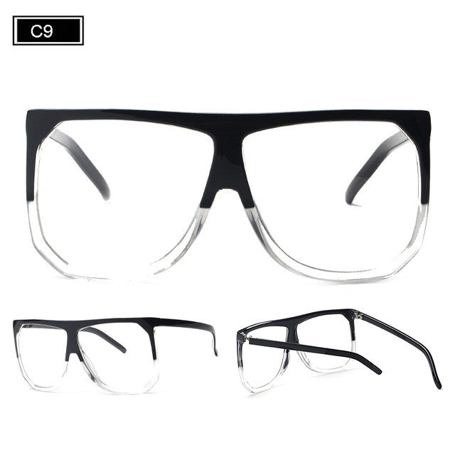 ROYAL GIRL Fashion Woman Sunglasses Men Brand Designer Mirror Oversized Sunglasses Male Sun Glasses ss759 - Shopy Max