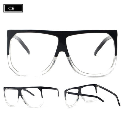 ROYAL GIRL Fashion Woman Sunglasses Men Brand Designer Mirror Oversized Sunglasses Male Sun Glasses ss759 - Shopy Max