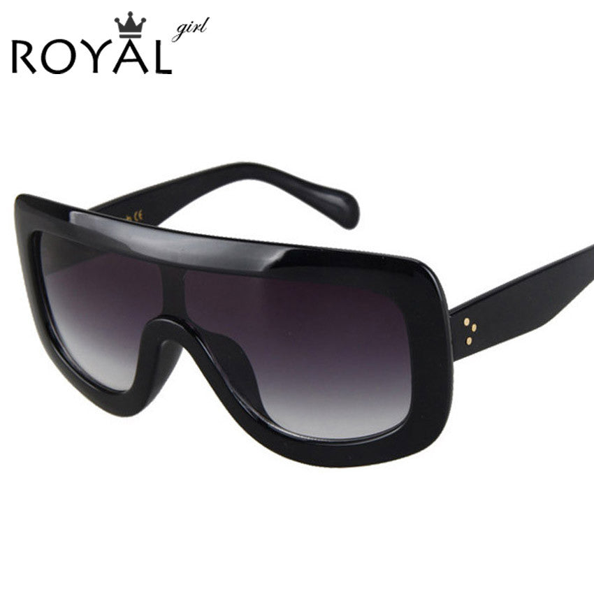 ROYAL GIRL Brand Designer Oversized Sunglasses Women Fashion Women Men Sun Glasses ss004