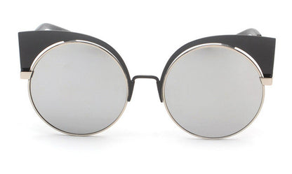 ROAYL GIRL Fashion New Cat Eye Sunglasses Women Elegant Style Sun glasses Women Mirror lens Brand Designer UV400 ss464