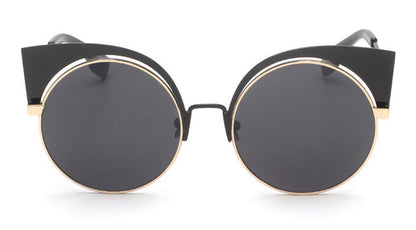 ROAYL GIRL Fashion New Cat Eye Sunglasses Women Elegant Style Sun glasses Women Mirror lens Brand Designer UV400 ss464