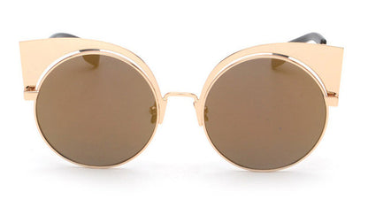 ROAYL GIRL Fashion New Cat Eye Sunglasses Women Elegant Style Sun glasses Women Mirror lens Brand Designer UV400 ss464