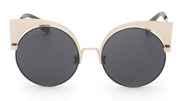 ROAYL GIRL Fashion New Cat Eye Sunglasses Women Elegant Style Sun glasses Women Mirror lens Brand Designer UV400 ss464