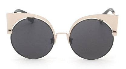 ROAYL GIRL Fashion New Cat Eye Sunglasses Women Elegant Style Sun glasses Women Mirror lens Brand Designer UV400 ss464