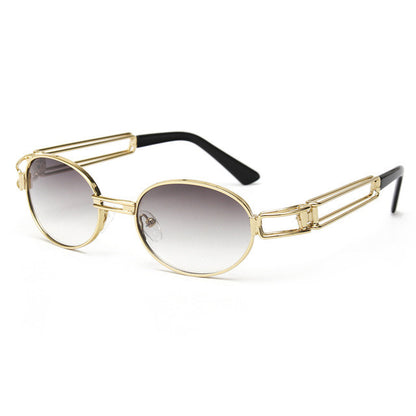 ROYAL GIRL 2017 clear lens gold metal frame glasses round women vintage eye glasses frames for men male ss158