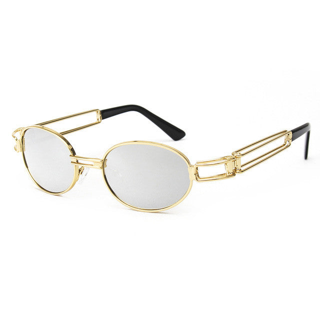 ROYAL GIRL 2017 clear lens gold metal frame glasses round women vintage eye glasses frames for men male ss158