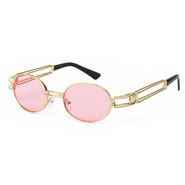 ROYAL GIRL 2017 clear lens gold metal frame glasses round women vintage eye glasses frames for men male ss158