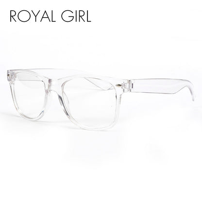 ROYAL GIRL New Fashion Eyeglasses Transparent Frame Glasses Cool Driving Spectacles  for Women SS023