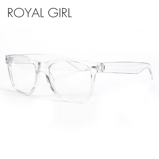 ROYAL GIRL New Fashion Eyeglasses Transparent Frame Glasses Cool Driving Spectacles  for Women SS023