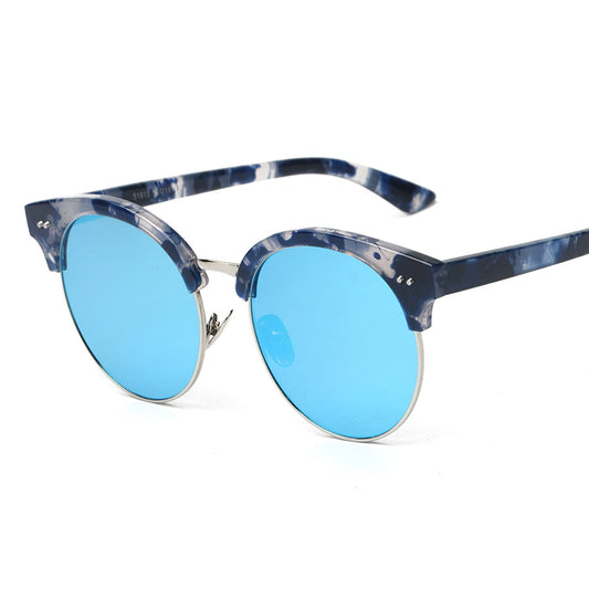 ROYAL GIRL Brand half rim Sunglasses CAT EYE Sun shades lenses Half frame goggles Women Tinted Glasses ss906