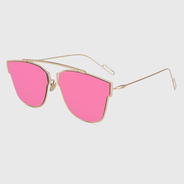 ROYAL GIRL High Quality Classic Metal Wire Frame Sunglasses Women Brand Designer Shades Plain Eyeglasses Sunnies Oculos ss367