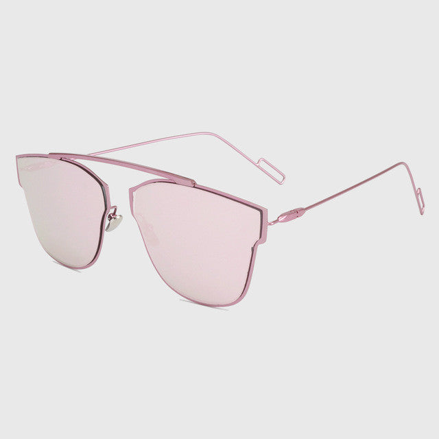 ROYAL GIRL High Quality Classic Metal Wire Frame Sunglasses Women Brand Designer Shades Plain Eyeglasses Sunnies Oculos ss367