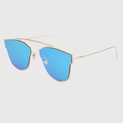 ROYAL GIRL High Quality Classic Metal Wire Frame Sunglasses Women Brand Designer Shades Plain Eyeglasses Sunnies Oculos ss367