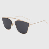 ROYAL GIRL High Quality Classic Metal Wire Frame Sunglasses Women Brand Designer Shades Plain Eyeglasses Sunnies Oculos ss367
