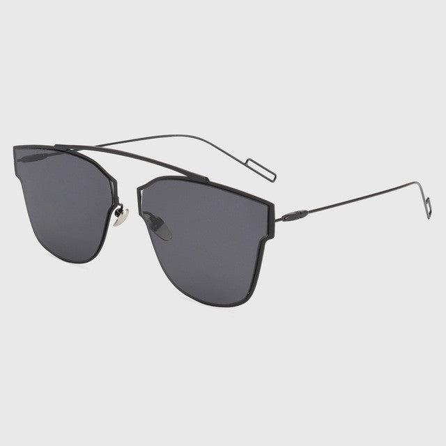 ROYAL GIRL High Quality Classic Metal Wire Frame Sunglasses Women Brand Designer Shades Plain Eyeglasses Sunnies Oculos ss367