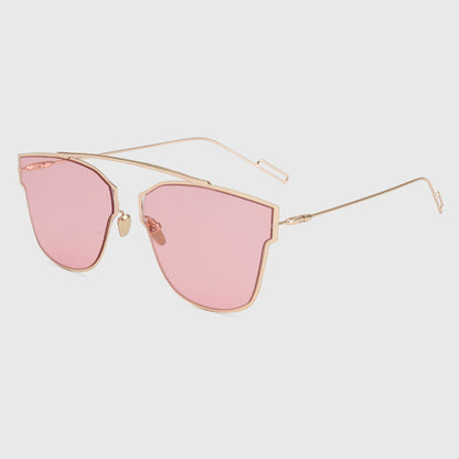 ROYAL GIRL High Quality Classic Metal Wire Frame Sunglasses Women Brand Designer Shades Plain Eyeglasses Sunnies Oculos ss367