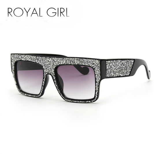 ROYAL GIRL 2018 New Women Sunglasses Vintage Cat Eye Sun glasses Metal Eyeglasses