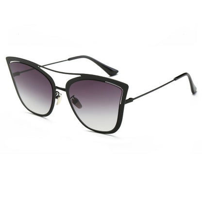 ROYAL GIRL Metal Frame Cat Eye Women Sunglasses Female Brand Designer Alloy Legs Glasses Famous oculos de sol feminino ss907 - Shopy Max