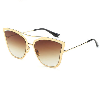 ROYAL GIRL Metal Frame Cat Eye Women Sunglasses Female Brand Designer Alloy Legs Glasses Famous oculos de sol feminino ss907 - Shopy Max