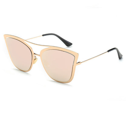 ROYAL GIRL Metal Frame Cat Eye Women Sunglasses Female Brand Designer Alloy Legs Glasses Famous oculos de sol feminino ss907 - Shopy Max