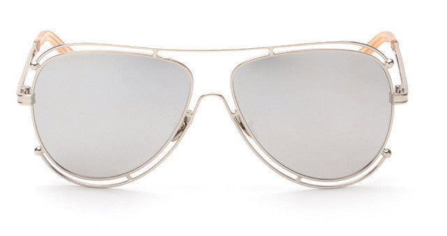 ROYAL GIRL New Fashion Women Sunglasses Brand Designer Metal Frame Sun Glasses Retro Gradient Glasses UV400 ss394