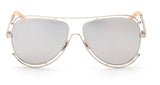 ROYAL GIRL New Fashion Women Sunglasses Brand Designer Metal Frame Sun Glasses Retro Gradient Glasses UV400 ss394