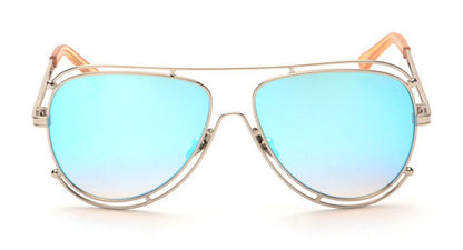 ROYAL GIRL New Fashion Women Sunglasses Brand Designer Metal Frame Sun Glasses Retro Gradient Glasses UV400 ss394