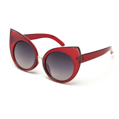ROYAL GIRL New Fashion Exaggeration Cat Eye Sunglasses Women Vintage Brand Designer Metal Frame Glasses ss443