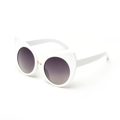 ROYAL GIRL New Fashion Exaggeration Cat Eye Sunglasses Women Vintage Brand Designer Metal Frame Glasses ss443