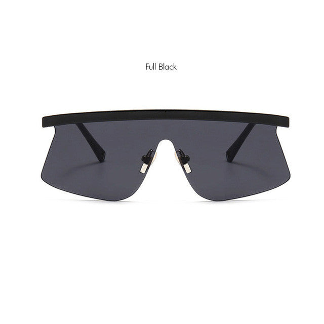 ROYAL GIRL Brand Designer Women Sunglasses Retro Flat Top Rimless Unique Sun glasses Men ss183