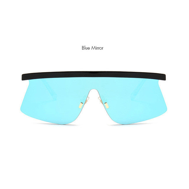 ROYAL GIRL Brand Designer Women Sunglasses Retro Flat Top Rimless Unique Sun glasses Men ss183