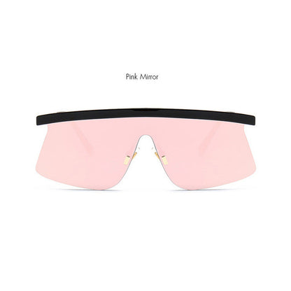 ROYAL GIRL Brand Designer Women Sunglasses Retro Flat Top Rimless Unique Sun glasses Men ss183
