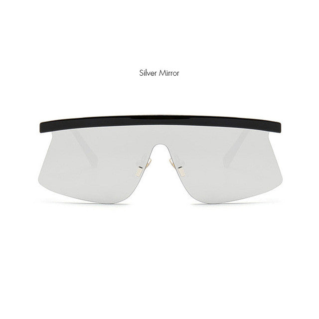 ROYAL GIRL Brand Designer Women Sunglasses Retro Flat Top Rimless Unique Sun glasses Men ss183