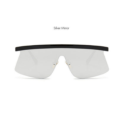 ROYAL GIRL Brand Designer Women Sunglasses Retro Flat Top Rimless Unique Sun glasses Men ss183