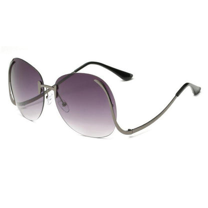 ROYAL GIRL 2017 NEW Unique Eyeglasses Women Rimless frames glasses Oversized ss380