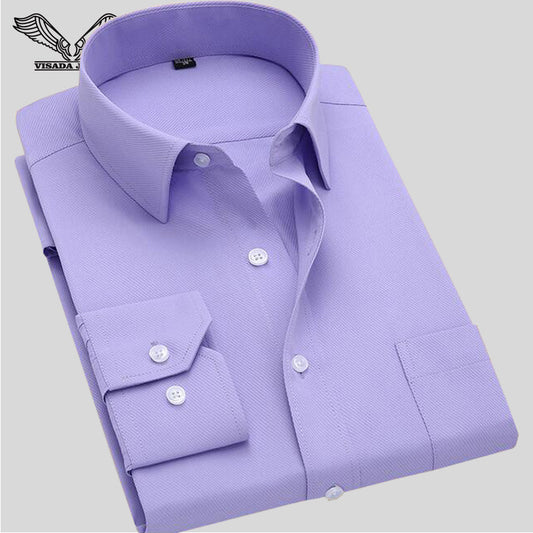 Long Sleeve Slim Men's Business Shirt 2016 Autumn New Fashion Designer