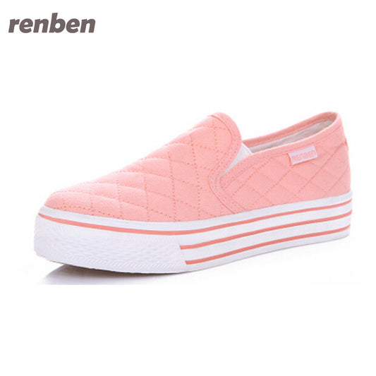 Renben Women Loafers Casual Flats Shoes Round Toe Fashion Platform  Loafer Shoes Autumn Comfort