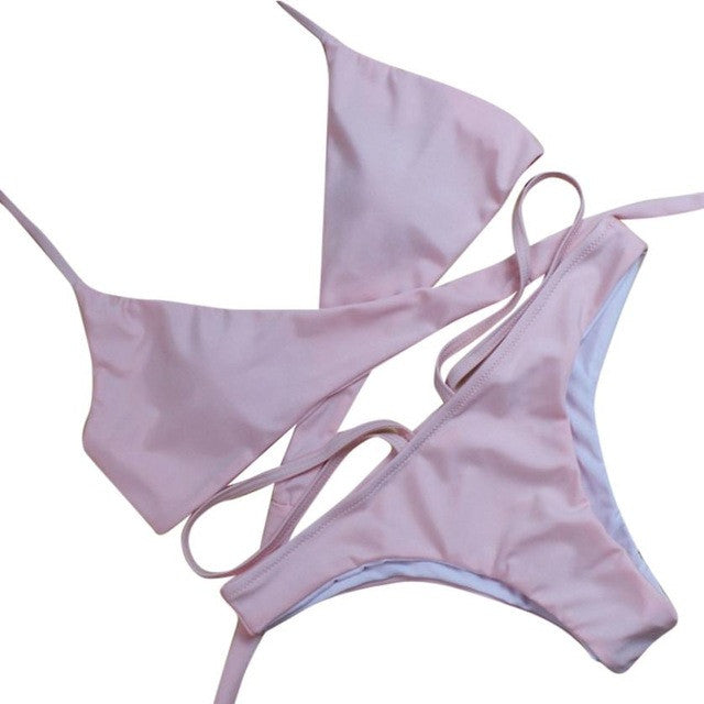 Summer swimwear women padded girls brazilian bikini bathing suit monokini tracksuit for women #EW