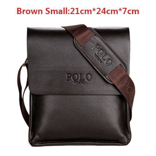 VIDENG POLO Famous Brand Leather Men Bag Casual Business Leather
