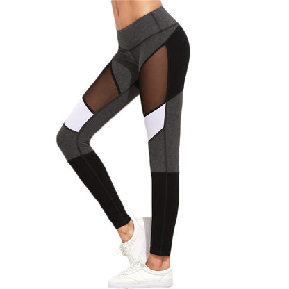 SHEIN Casual Leggings Women Fitness Leggings Color Block Autumn Winter